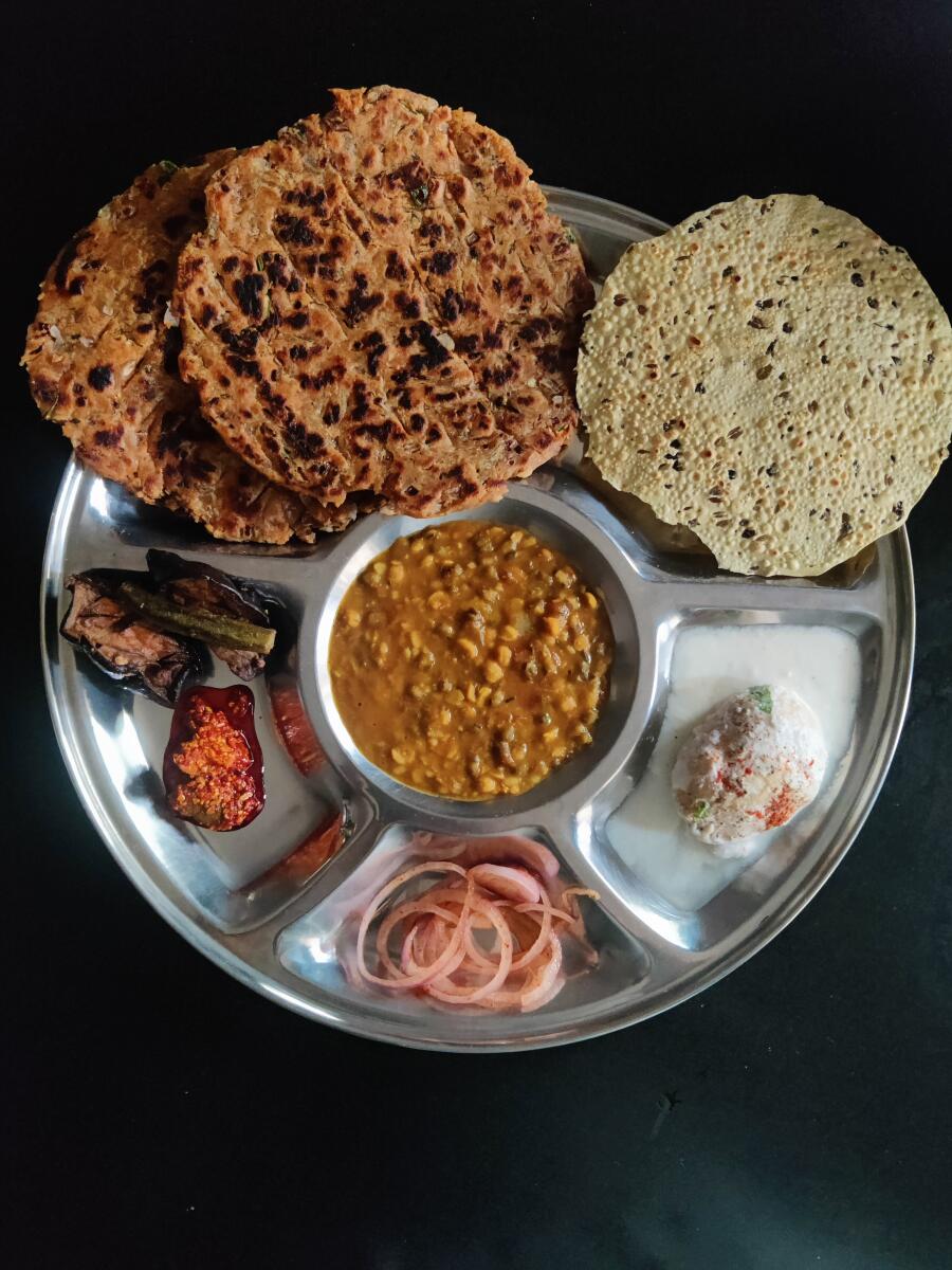Sindhi thali. PHOTO COURTESY NEHA LULLA