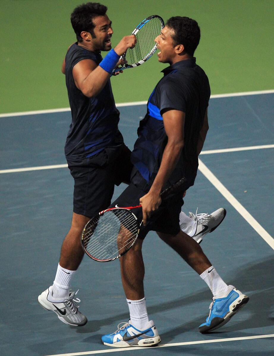Leander Paes and Mahesh Bhupathi