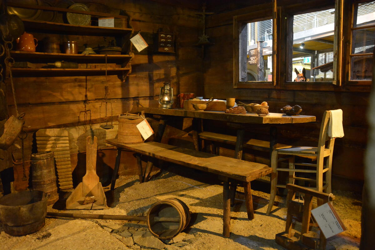Exhibits at Zermatlantis offer a peek into the unique Alpine traditions that define the region.