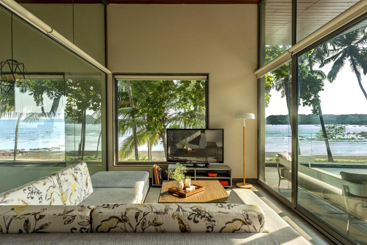 The living area of a Goan home by Studio IAAD. 