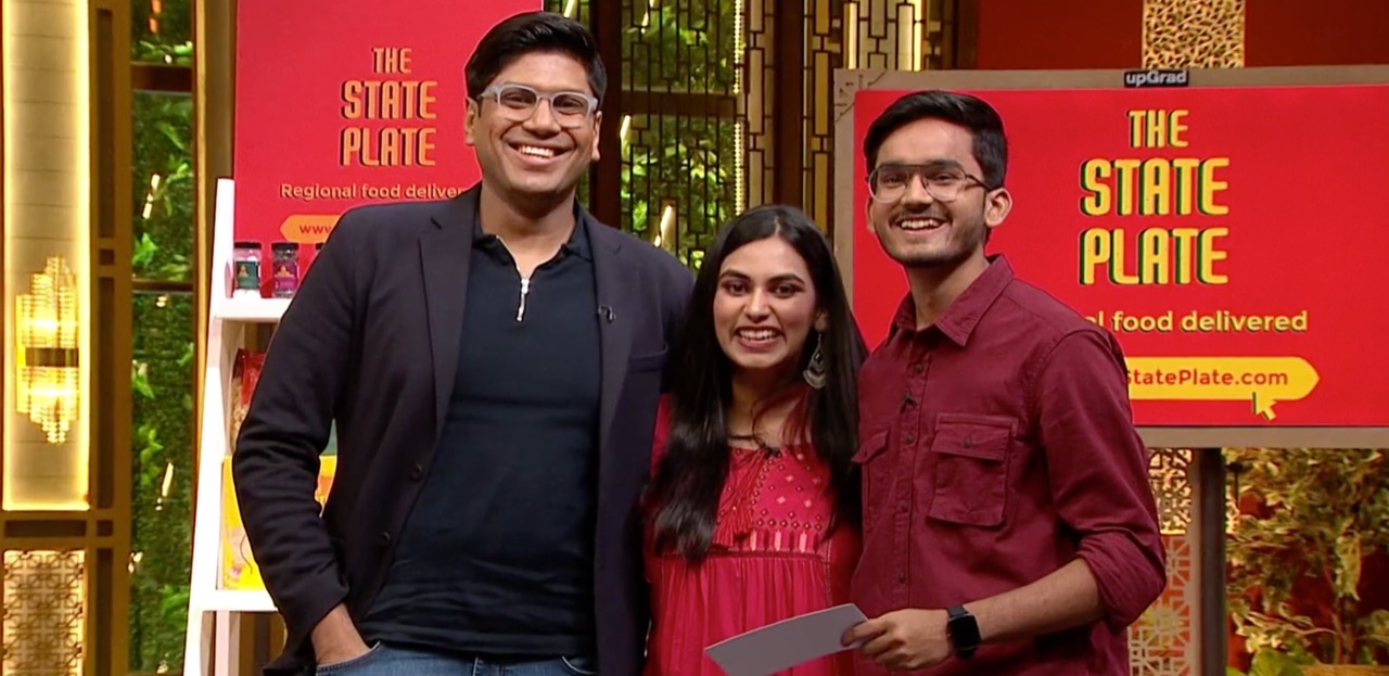 Peyush Bansal invested in Muskaan Sancheti and Raghav Jhawar's startup The State Plate.