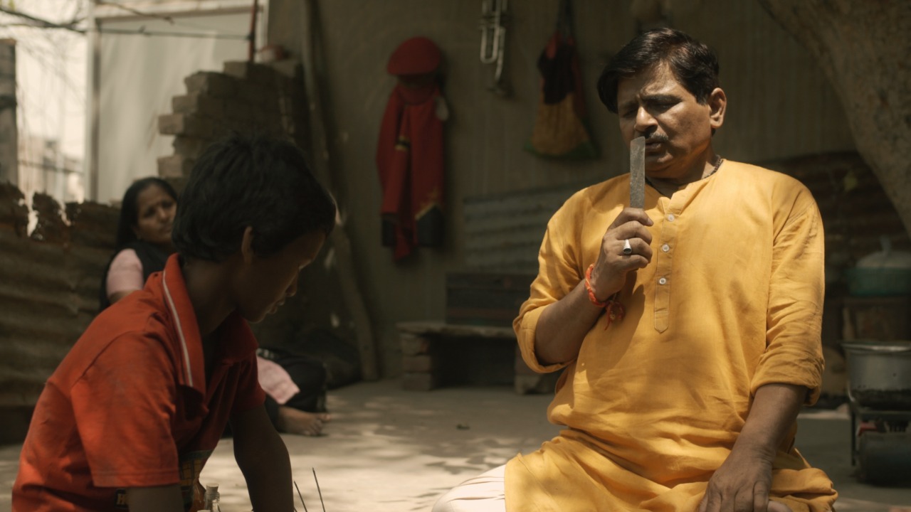 A still from 'Ghode Ko Jalebi Khilane Le Ja Riya Hoon'. Credit: Saumyananda Sahi