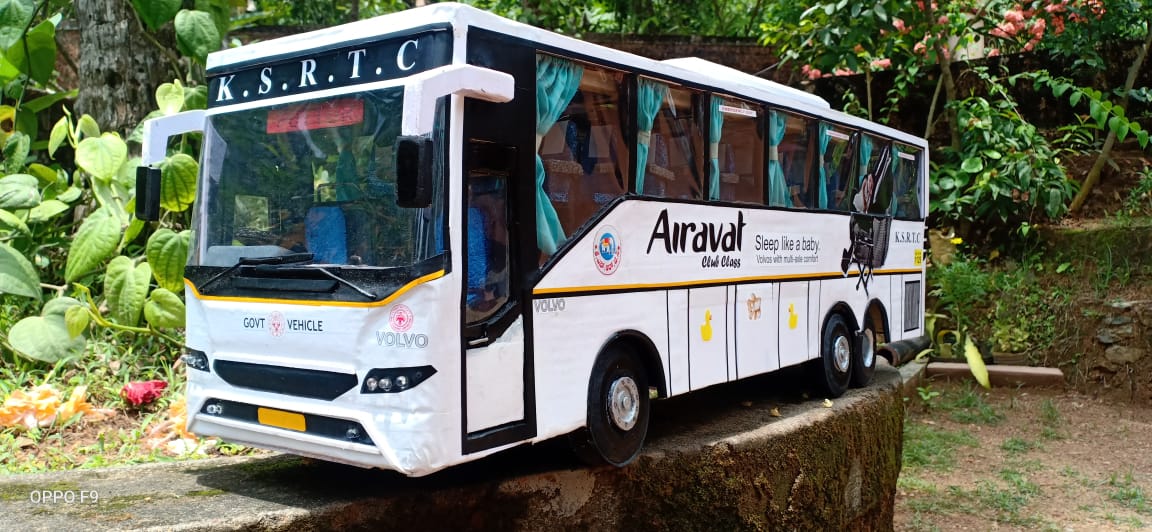 Miniature replica of vehicles created by Mithunraj Acharya, marketing head of a Mumbai-based diamond-studded jewellery firm