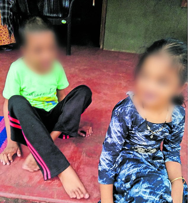 Two young endosulfan victims in their house near Kanhangad town in Kasaragod district, Kerala. Credit: DH photo by Arjun Raghunath