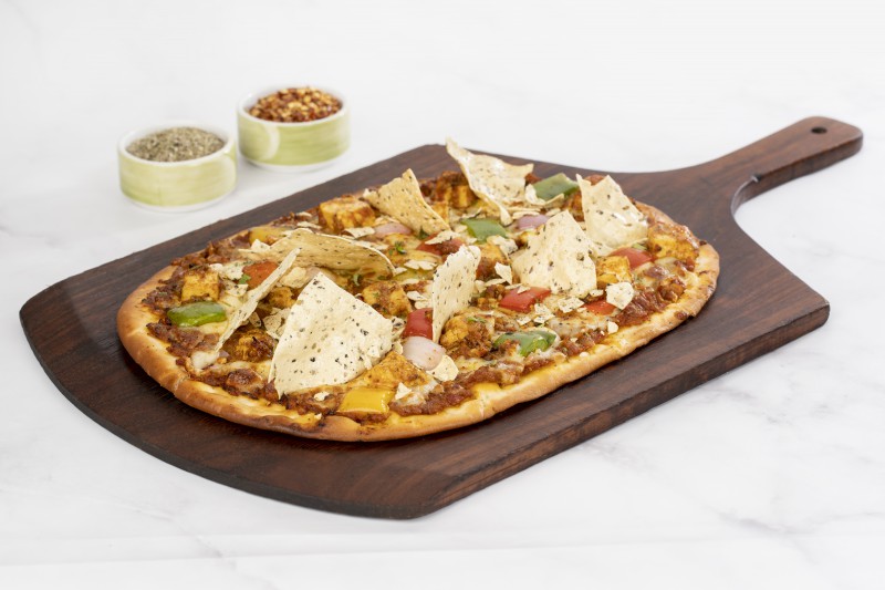 Southern spiced cottage cheese pizza
