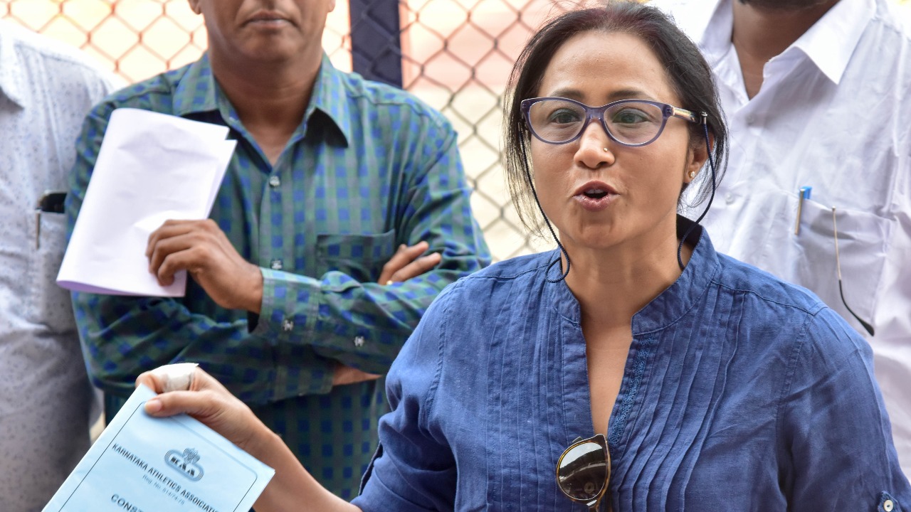 Former sprinter Ashwini Nachappa. Credit: DH File Photo