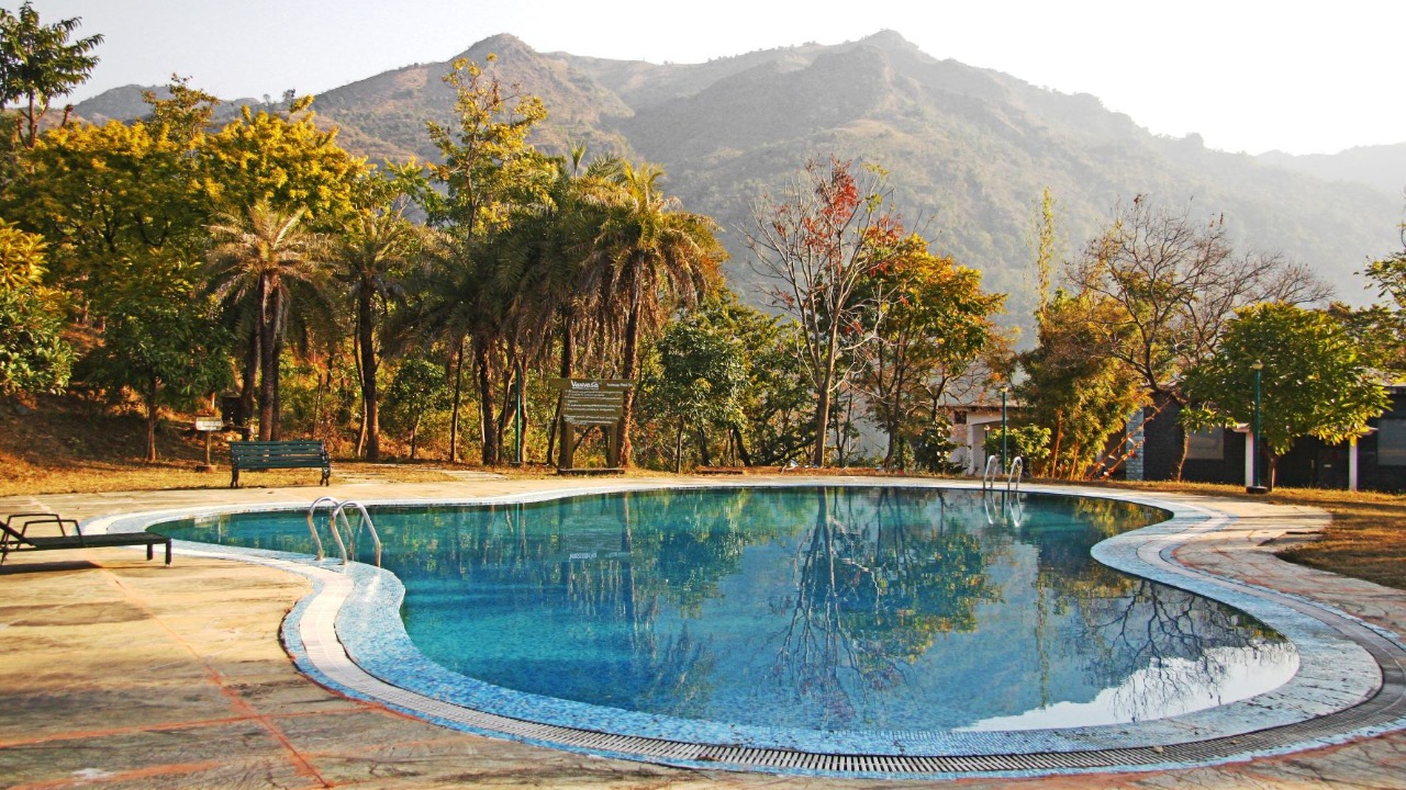 The Vanvasa Resort is a perfect hideout for those who want to chill at the luxurious forest cottages spread over 30 acres on a hilltop, away from the Internet, phone, and technical traps.  Credit: Vanvasa.