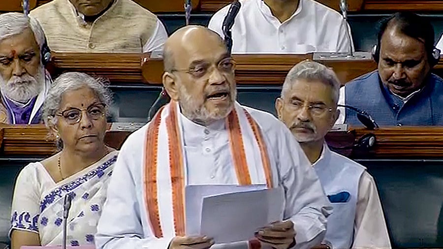 <div class="paragraphs"><p>Home Minister Amit Shah in Lok Sabha.</p></div>