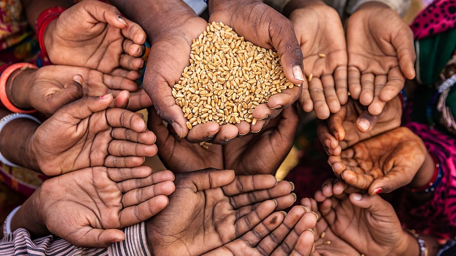 <div class="paragraphs"><p>Representative image of people asking for food.</p></div>