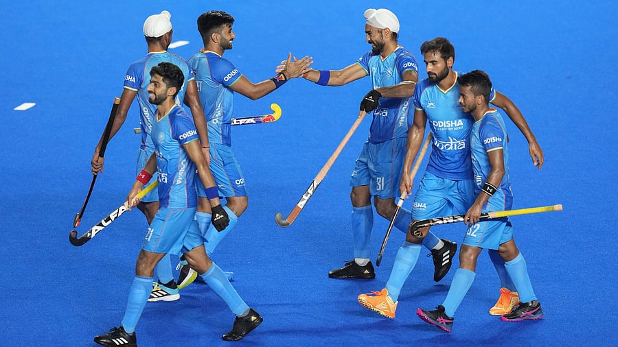 <div class="paragraphs"><p>Indian Hockey team.</p></div>