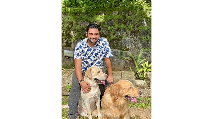 <div class="paragraphs"><p>Aniruddha Ravindra is paying premiums adding up to&nbsp;Rs 30,000 a year to insure his two dogs, Veera (left) and Laddoo, both rescued.&nbsp;</p></div>