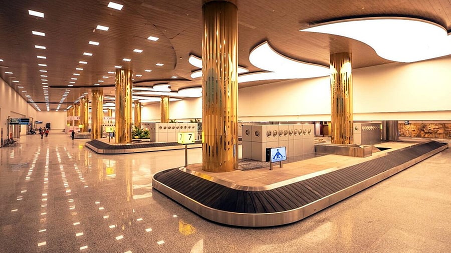 <div class="paragraphs"><p>Integrated terminal building at Chennai Airport.</p></div>