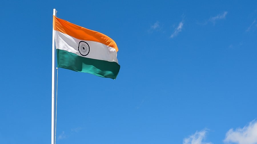 <div class="paragraphs"><p>The national flag of India. </p></div>
