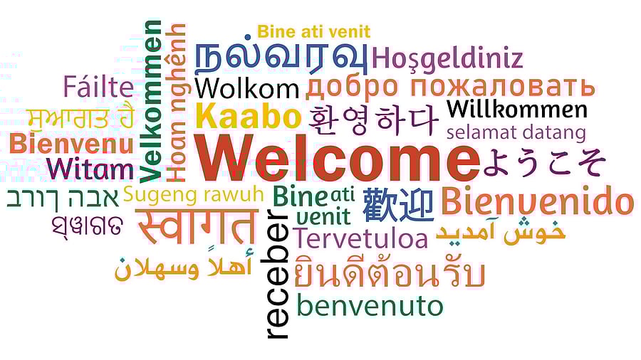 <div class="paragraphs"><p>Representative image showing the word 'Welcome' in different languages.</p></div>