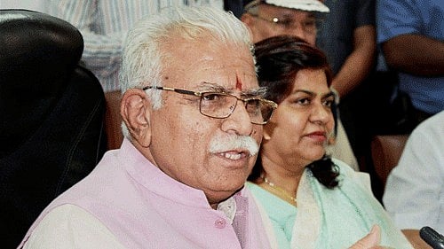 <div class="paragraphs"><p>Haryana Chief Minister Manohar Lal Khattar.</p></div>