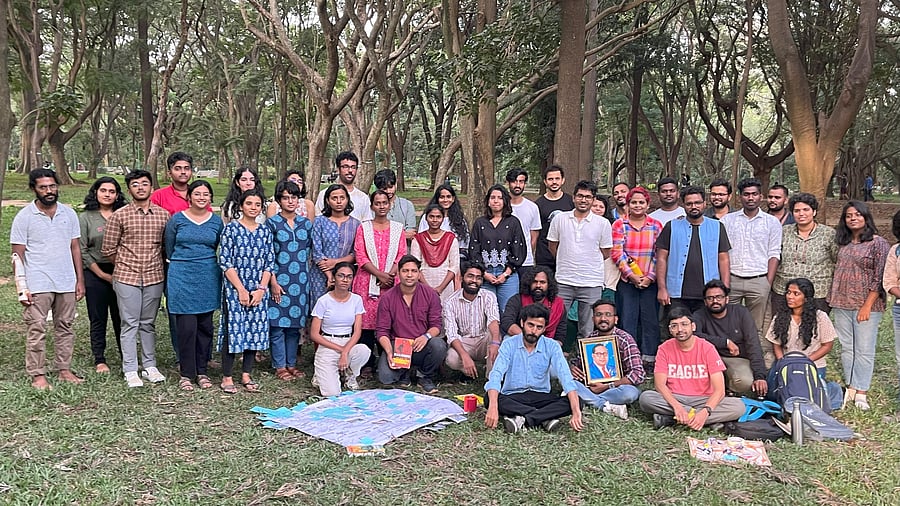 Ambedkar Reading Circle held a workshop in Cubbon Park recently. It explored the relationship of minority communities with Bengaluru.