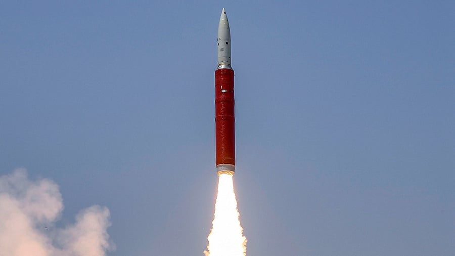 <div class="paragraphs"><p>Representative image of an anti-ballistic missile.</p></div>