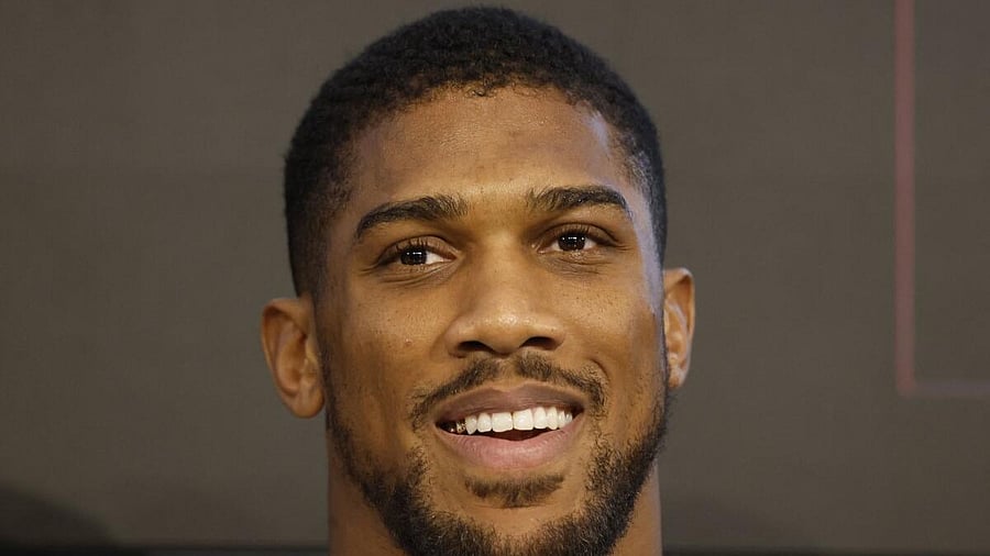 <div class="paragraphs"><p>Anthony Joshua during the press conference.</p></div>
