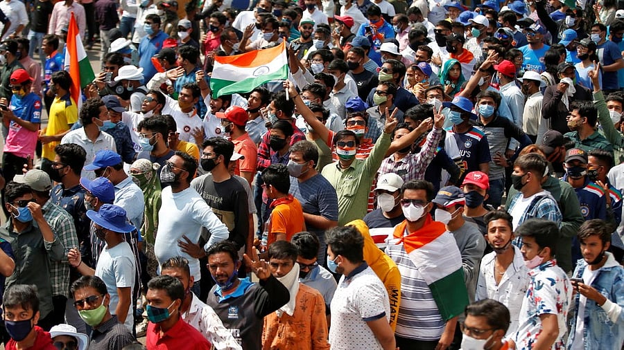<div class="paragraphs"><p>Representative image of a crowd at a India-Pakistan cricket match.&nbsp;</p></div>