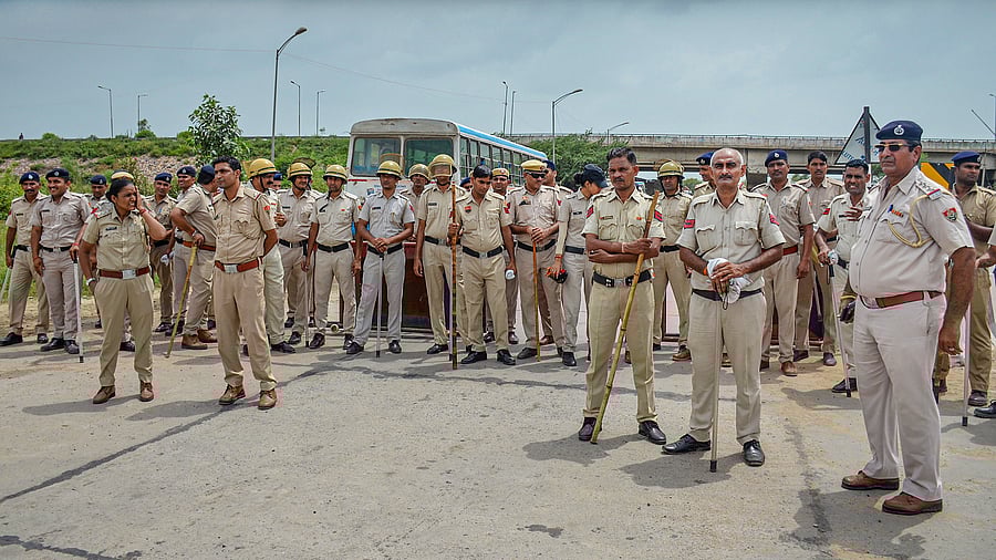 <div class="paragraphs"><p>The Haryana government said&nbsp;that the law and order situation has been reviewed and the conditions are still critical and tense in the district.</p></div>