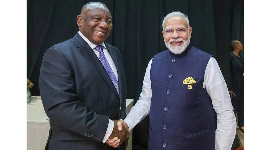 <div class="paragraphs"><p>PM Modi and&nbsp;South African President Ramaphosa.</p></div>