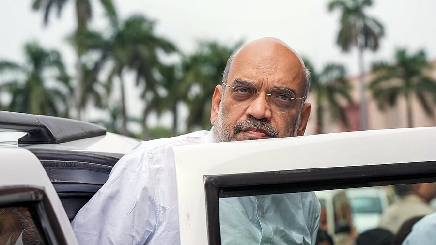 <div class="paragraphs"><p>Union Home Minister Amit Shah leaves from Parliament House, Wednesday, July 26, 2023.</p></div>