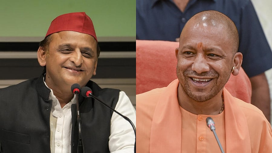 <div class="paragraphs"><p>Samajwadi Party (SP) president and leader of opposition in Uttar Pradesh, Akhilesh Yadav and UP CM Yogi Adityanath.</p></div>