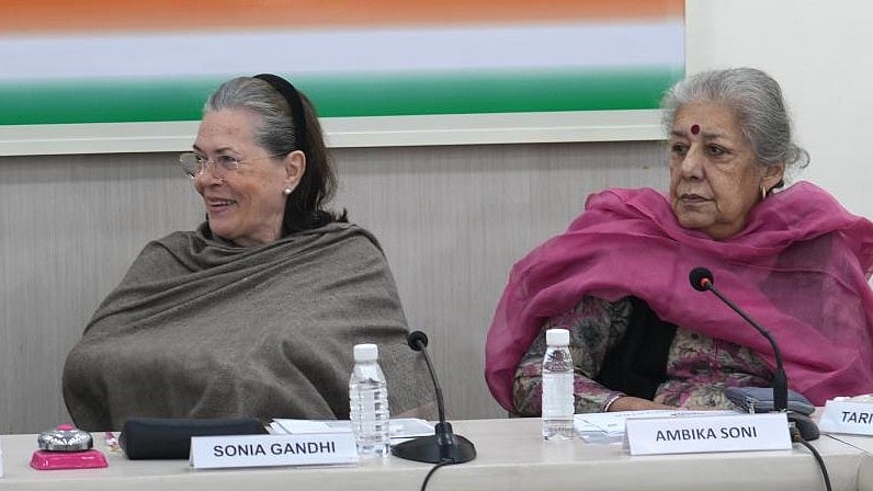 <div class="paragraphs"><p>Sonia Gandhi and Ambika Soni during the party's Steering Committee meeting, at AICC HQ in New Delhi in December 2022. </p></div>