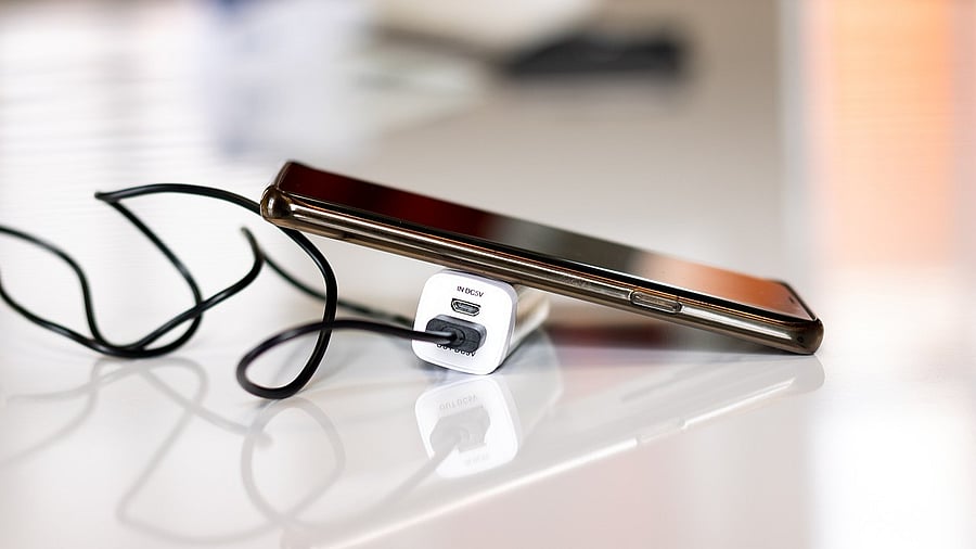 <div class="paragraphs"><p>Representative image of a phone charger.</p></div>