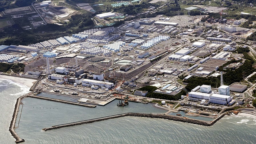 <div class="paragraphs"><p>An aerial view shows the Fukushima Daiichi nuclear power plant, which started releasing treated radioactive water into the Pacific Ocean, in Okuma town, Fukushima prefecture, Japan August 24, 2023.</p></div>
