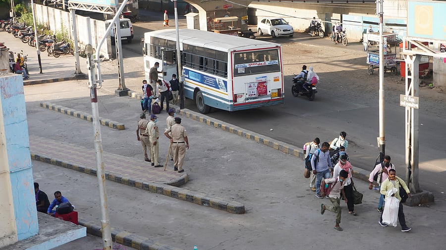 <div class="paragraphs"><p>Representative image showin a public bus.</p></div>