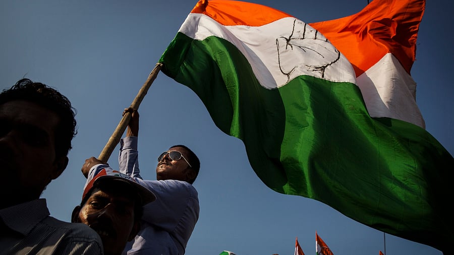 <div class="paragraphs"><p>Indian National Congress flag. </p></div>