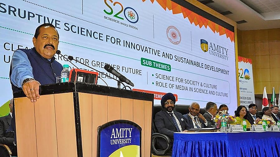 <div class="paragraphs"><p>Union MoS for Science & Technology Jitendra Singh.</p></div>