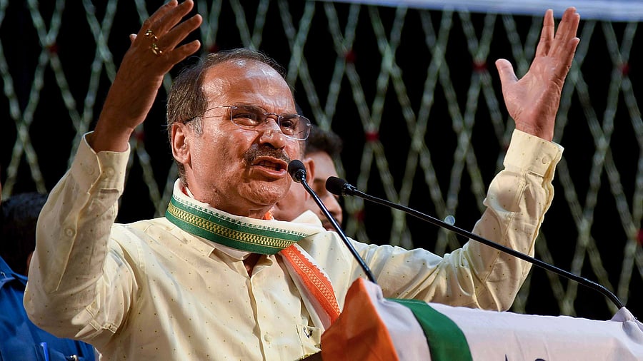 <div class="paragraphs"><p>File photo of Congress leader Adhir Ranjan Chowdhury </p></div>