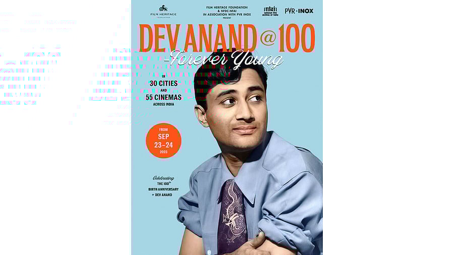 <div class="paragraphs"><p>Poster for 'Dev Anand@100 - Forever Young'.</p></div>