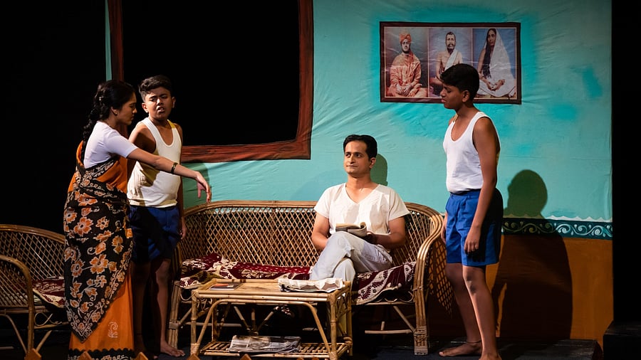 <div class="paragraphs"><p>The play depicts Kuvempu and his family. </p></div>