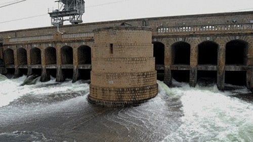 <div class="paragraphs"><p>Cauvery River water.</p></div>