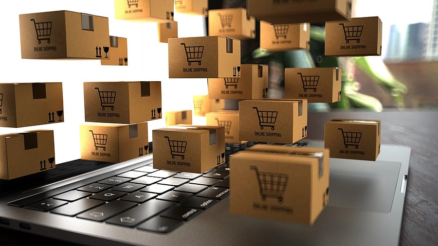 <div class="paragraphs"><p>Small shipping packages of online shopping.</p></div>