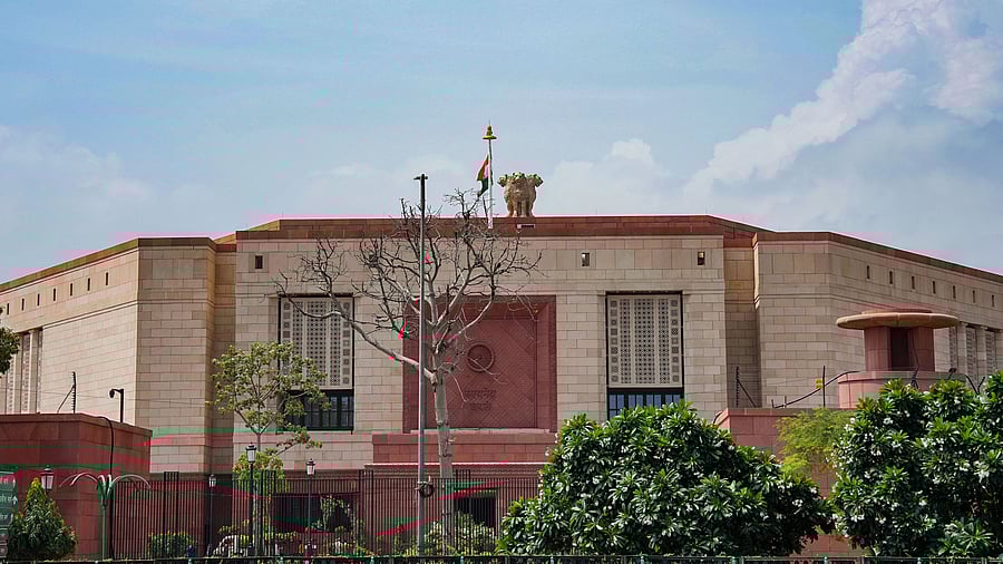 <div class="paragraphs"><p>The new Parliament building on the eve of a special session.&nbsp;</p></div>