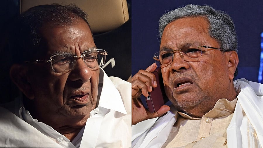 <div class="paragraphs"><p>Veteran Congress lawmaker Shamanur Shivashankarappa and Chief Minister Siddaramaiah (R)</p></div>