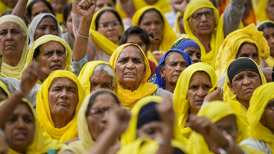 <div class="paragraphs"><p>Representative image of protesting farmers.</p></div>