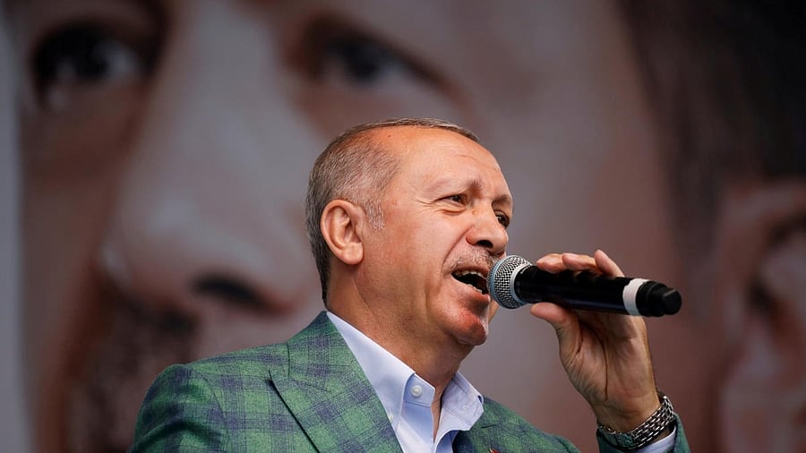 <div class="paragraphs"><p>President of Tayyip Erdogan. </p></div>