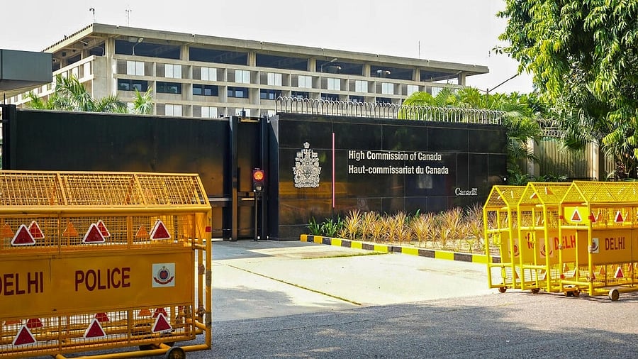 <div class="paragraphs"><p>High Commission of Canada in India, at Shantipath in New Delhi.</p></div>