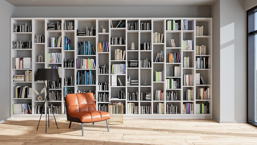 <div class="paragraphs"><p>It is ideal that the bookshelf reaches up to the ceiling. </p></div>