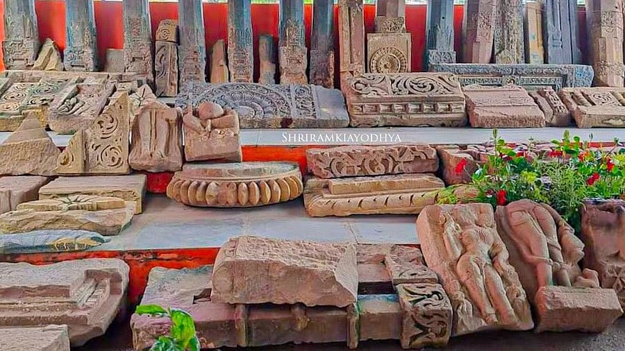 <div class="paragraphs"><p>Rai shared the pictures of what he said were the remains of an ancient temple, including pillars and idols, on X, formerly Twitter, on Wednesday.</p></div>