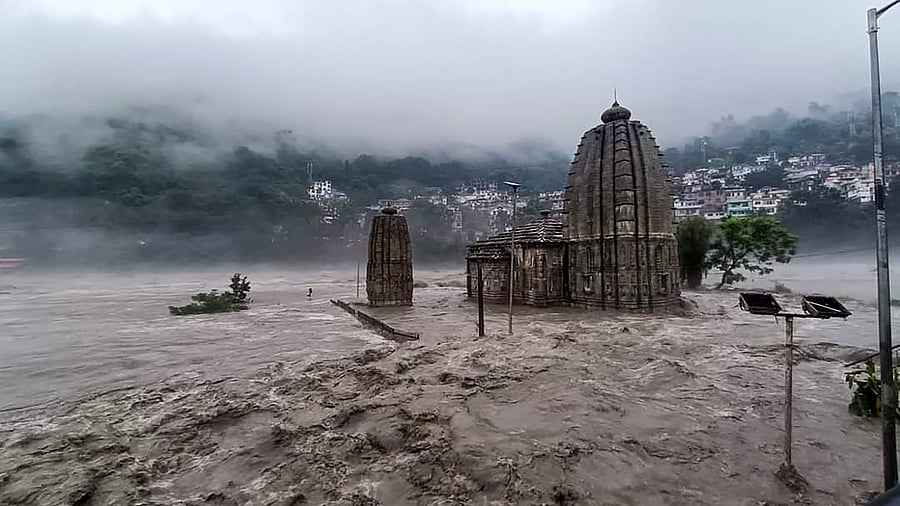 <div class="paragraphs"><p>The&nbsp;Beas river in spate following heavy monsoon rains, in Mandi, Sunday, July 9, 2023.</p></div>