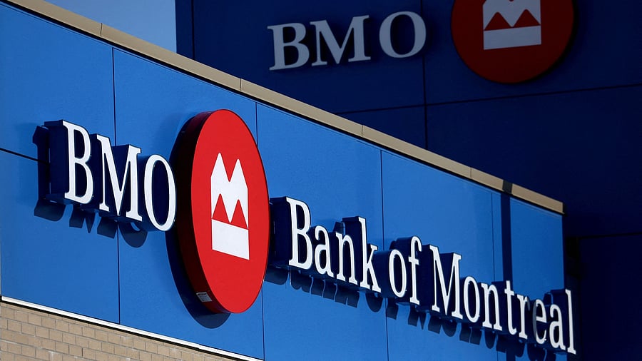 <div class="paragraphs"><p>A Bank of Montreal  logo is seen outside of a branch in Ottawa, Ontario, Canada. </p></div>