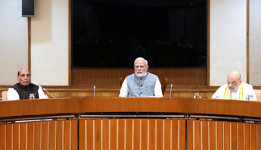 <div class="paragraphs"><p>Prime Minister Narendra Modi chairs Union cabinet meeting, in New Delhi, Monday, Sept. 18, 2023.</p></div>