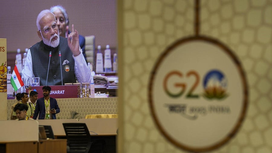 <div class="paragraphs"><p>Prime Minister Modi's address at the G20 Summit.</p></div>
