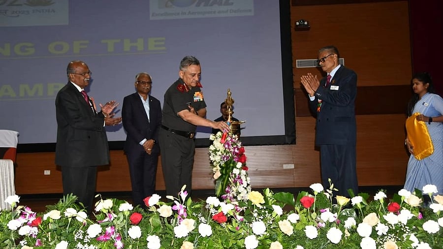 <div class="paragraphs"><p>General Anil Chauhan, Chief of the Defence Staff (CDS) and Secretary DMA, delivered the keynote speech at the 14th Air Chief Marshal LM Katre Memorial Lecture at the HAL Management Academy on Saturday.</p></div>
